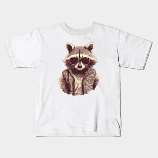 Racoon is a Street Cat – Support Your Local Street Cats Kids T-Shirt